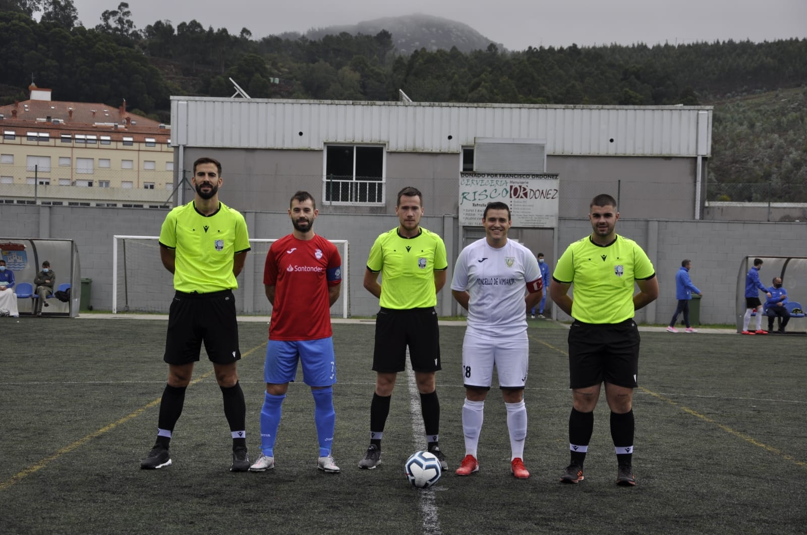 Os capitáns no Soneira Ponteceso
