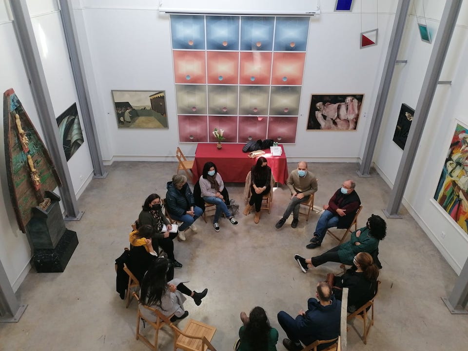 Sesion con Juan Vicente Abad en Corme