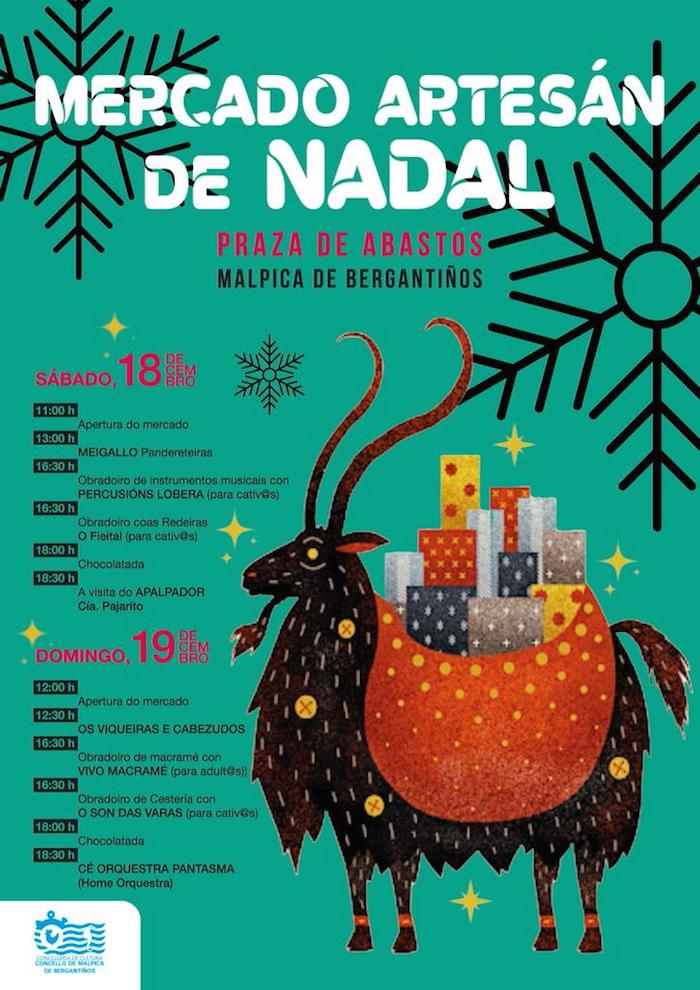 cartel mercado Artesan Malpica