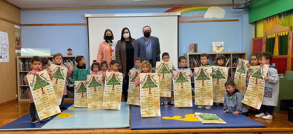 alumnado de cuarto de infantil do CEIP Milladoiro.