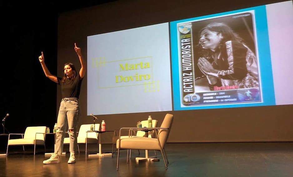 Marta Doviro na Gala do Album Feminino