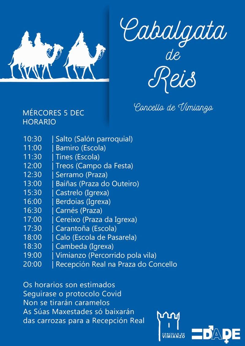 Cabalgata Carballo 2022 Percorrido