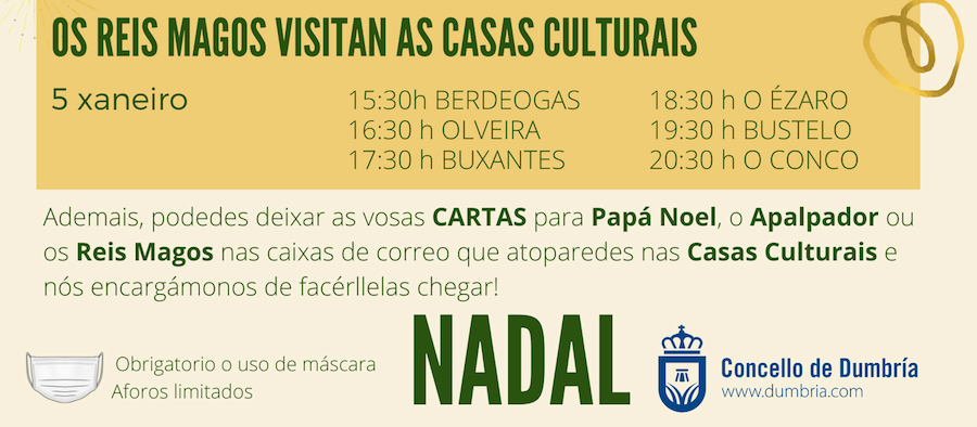 Cabalgata Reis Dumbria 2022