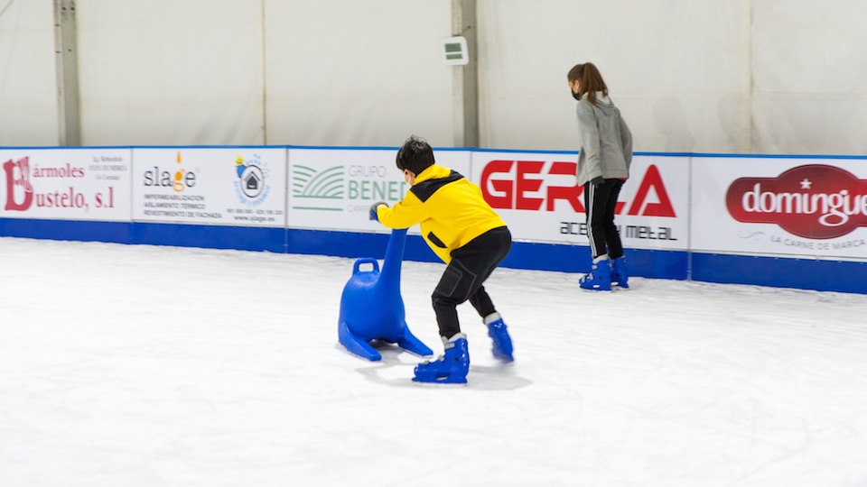 Pista de xeo en Vimianzo Nadal