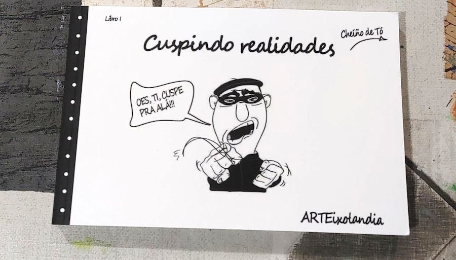 Cuspindo realidades de Cheino de to