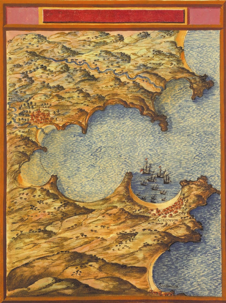 Mapa Teixeira 1634 Ria Corcubion