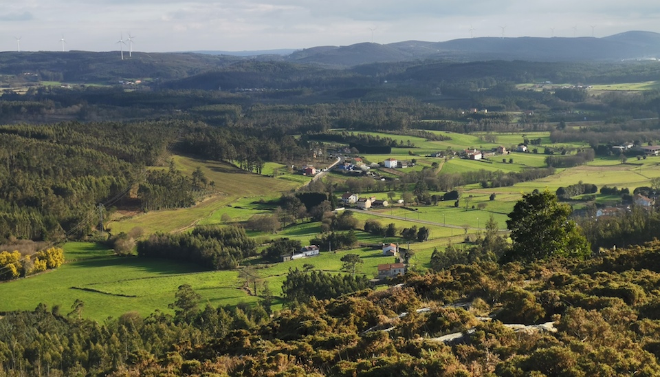 Vistas da Mata dende o Monte Perrol