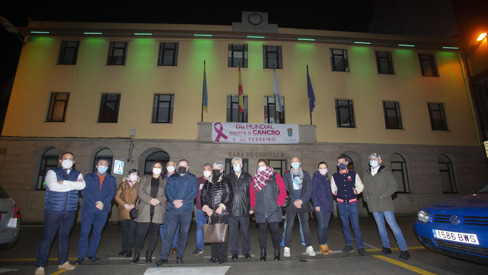 Concello Malpica de Verde polo Dia do Cancro