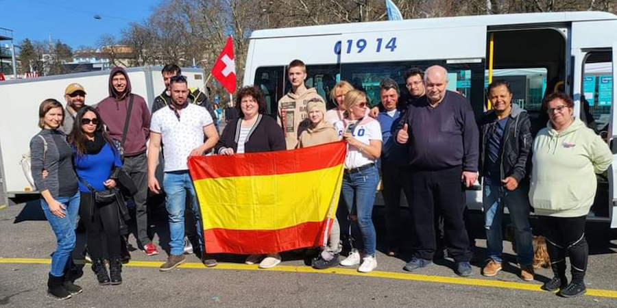 Expedicion suizo espanola cara Ucraina