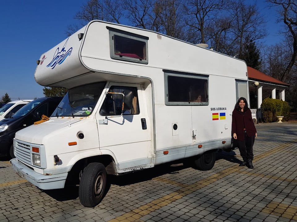 Bárbara Rodríguez Silva Ucraina axuda