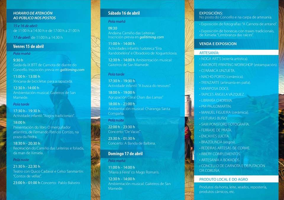 Programa Mostra Vindemo Ver en Carnota 2022 2