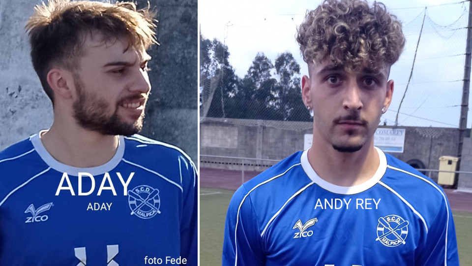 Aday e Andy Rey do Malpica