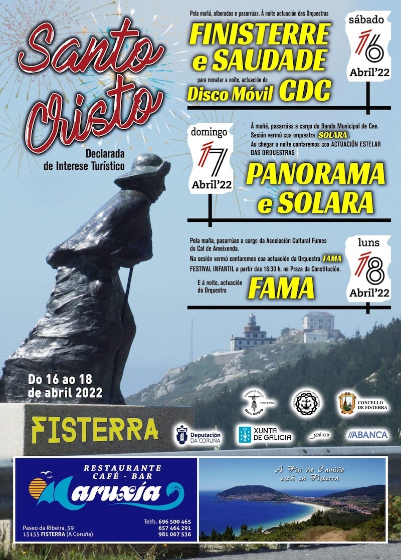 Festas do Santo Cristo de Fisterra Semana Santa-2022