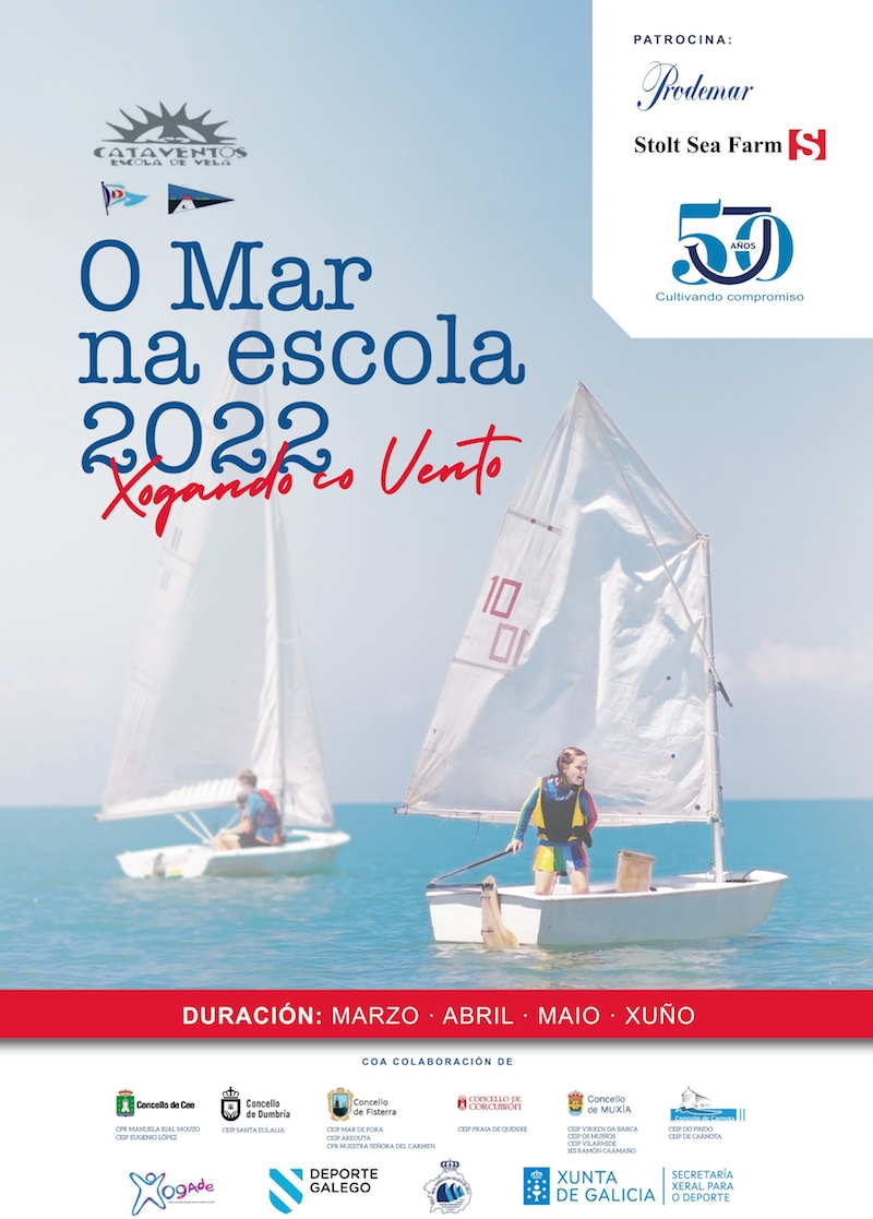 CARTEL O MAR NA ESCOLA 2022 XOGANDO CO VENTO