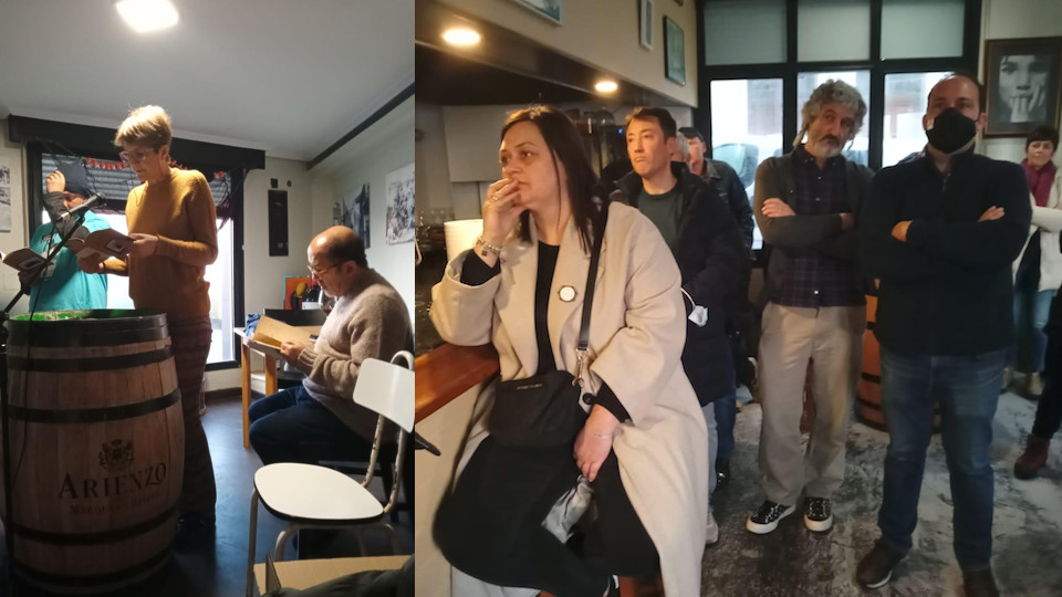 Evento de presentacion do libro de Paco Souto no Cornecho