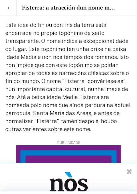 Fisterra historia-Nos Diario