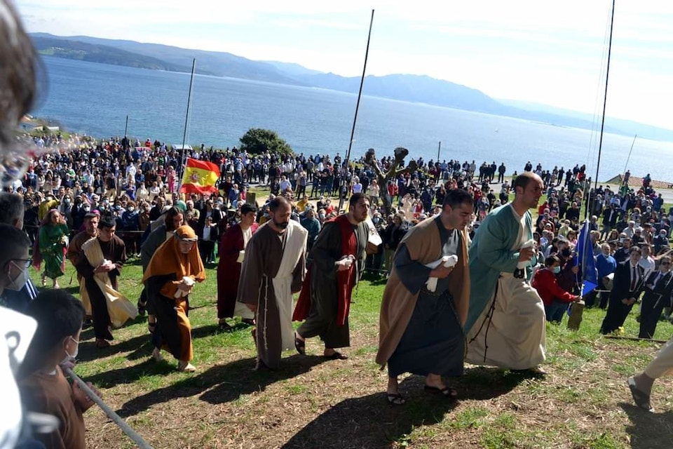 Domingo de Resurreccion na Semana Santa de Fisterra 2022