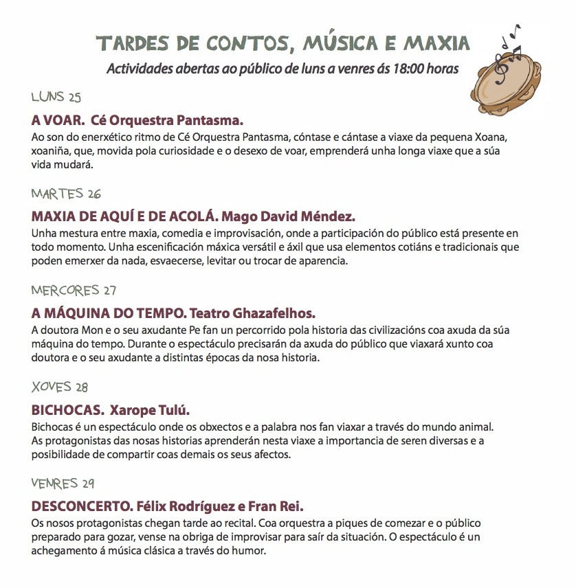 Programa Semana do Libro de Carballo 2022 2