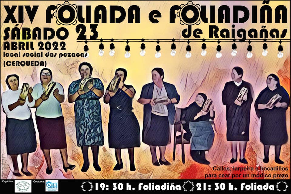 Foliada da Raiganas en Cerqueda 2022