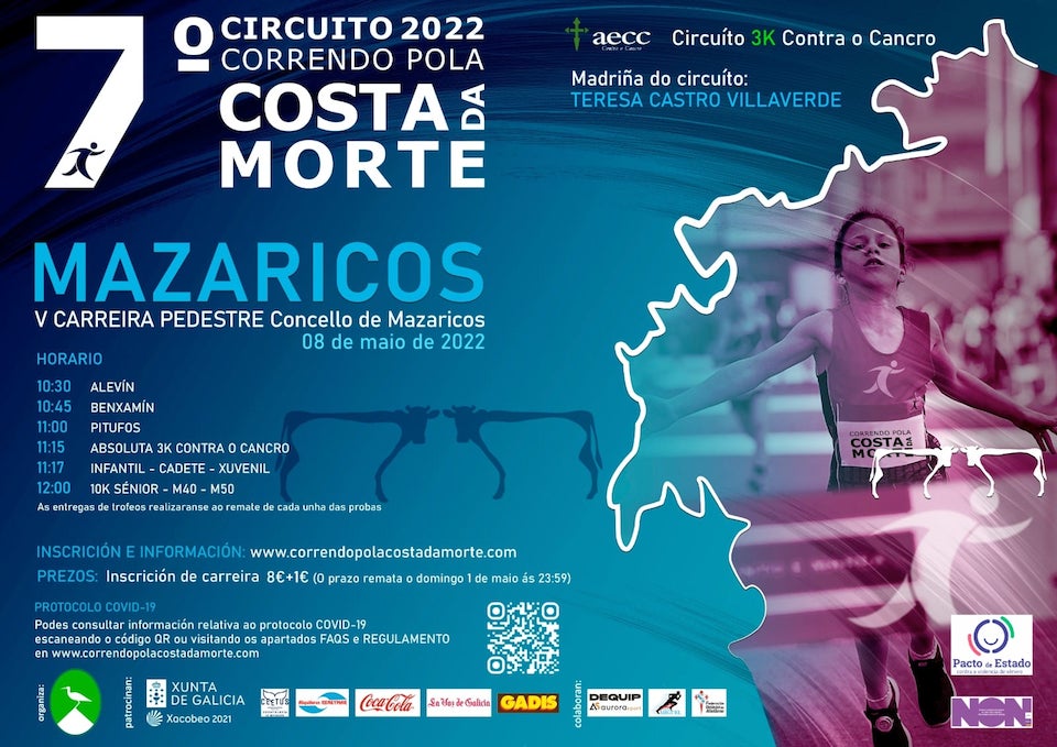 Correndo pola Costa da Morte Mazaricos Cartel VII Edición