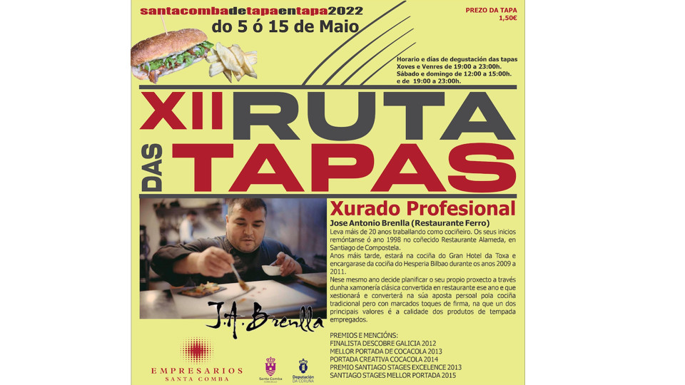 Tapas Santa Comba 2022