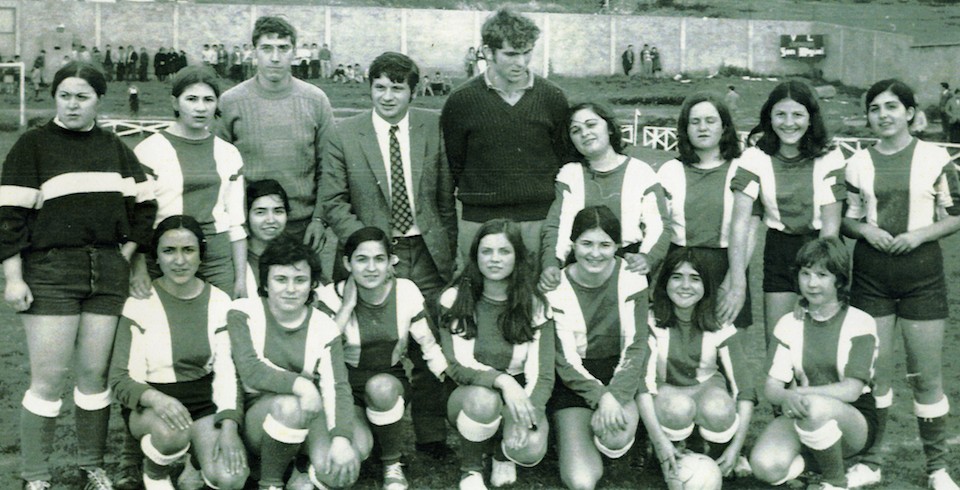 Futbol feminino nos setenta en Buno copia