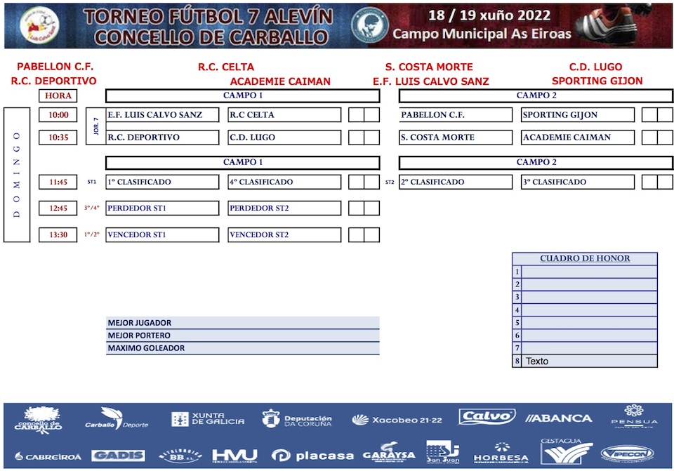 CALENDARIO Torneo F-7 Alevín Concello de Carballo copia2