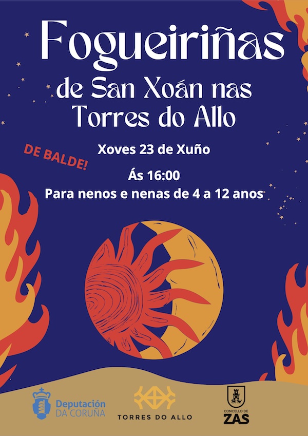 Cartaz Obradoiro San Xoán 2022 Torres do Allo