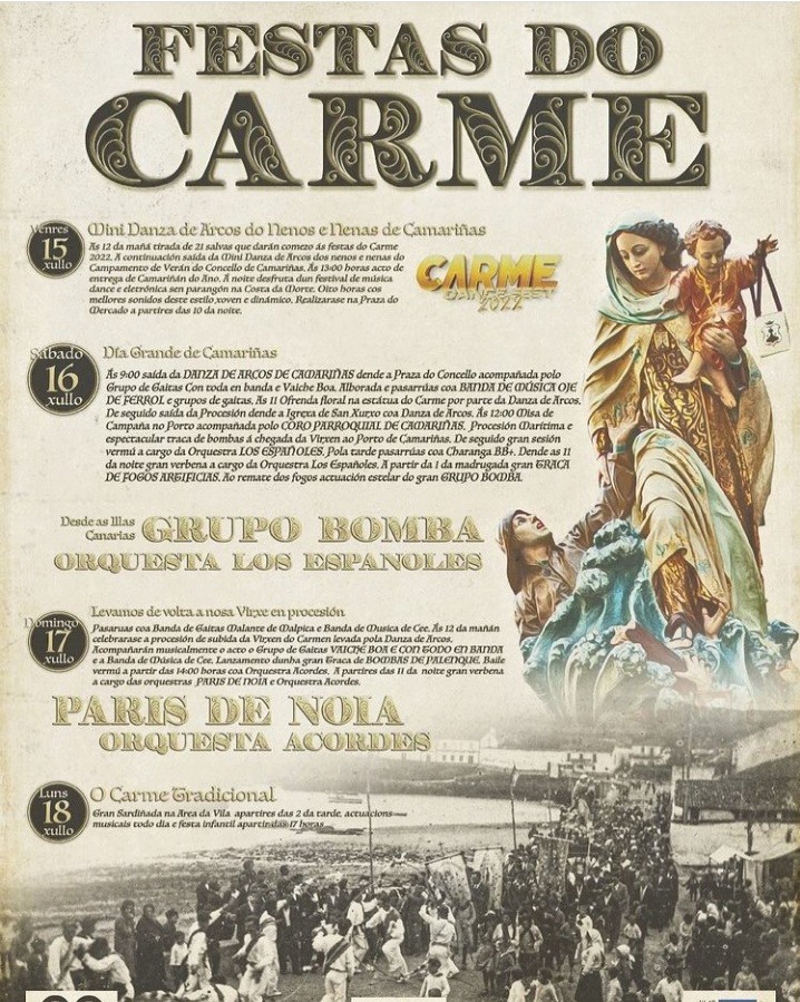 Festas do Carme de Camarinas 2022
