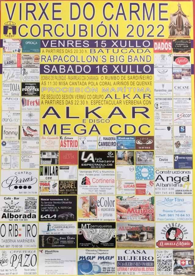 Festas do Carme de Corcubion 2022