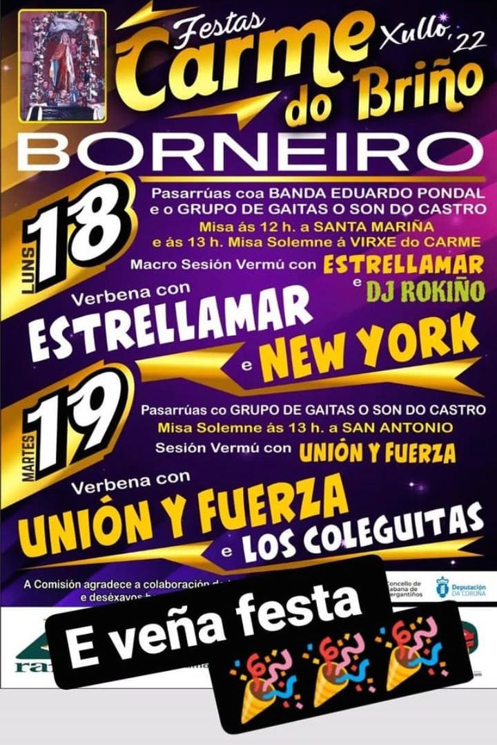 Festas do Carme do Briño 2022