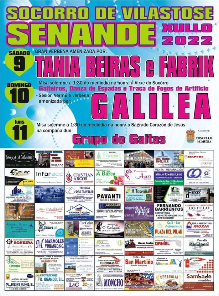 Festas do Socorro de Senande 2022