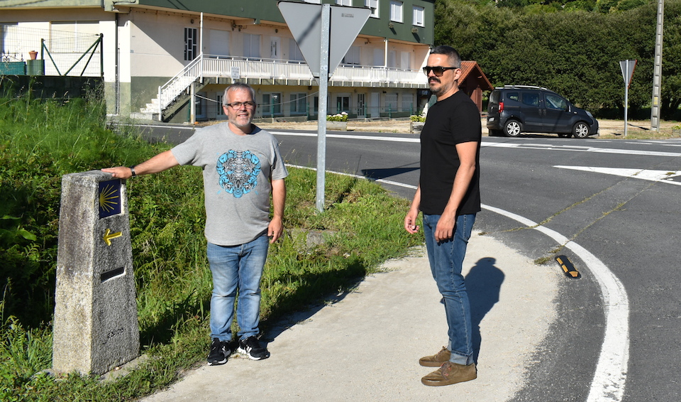 Serxio Iglesias e Daniel Perez en Estorde.CaminoJPG