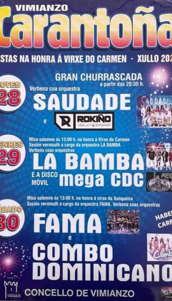 Festas do Carme de Carantona 2022