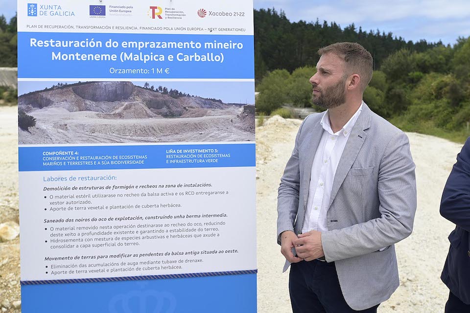 Carballo. A Coruña
O Delegado Territorial da Xunta na Coruña, Gonzalo Trenor, acompañado e o director xeral de Planificación Enerxética e Recursos Naturais Pablo Fernández Vila, visitan Montememe
22/07/2022
Foto: Moncho Fuentes / AGN A Coruña