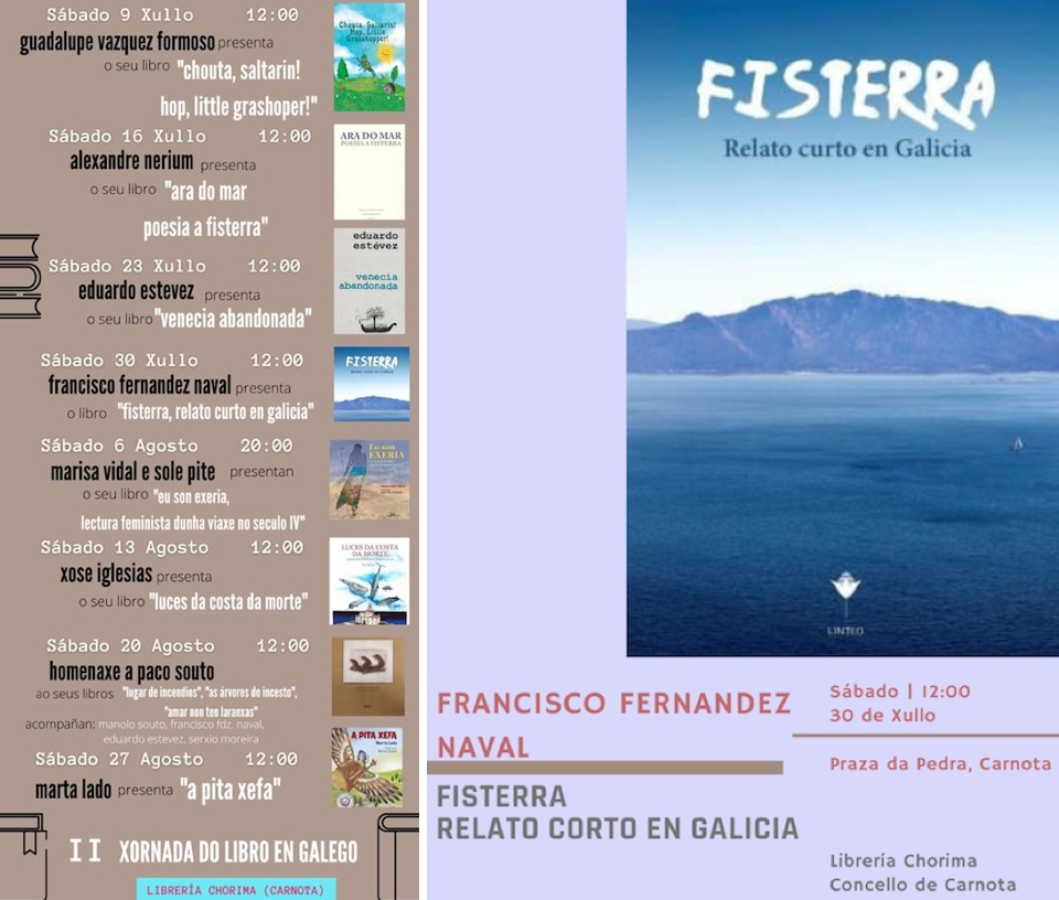 Xornadas Libro Galego Carnota 2022-Libraria Chorima