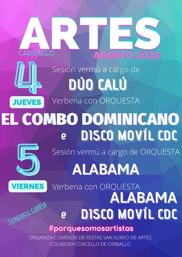festas de artes Carballo 2022