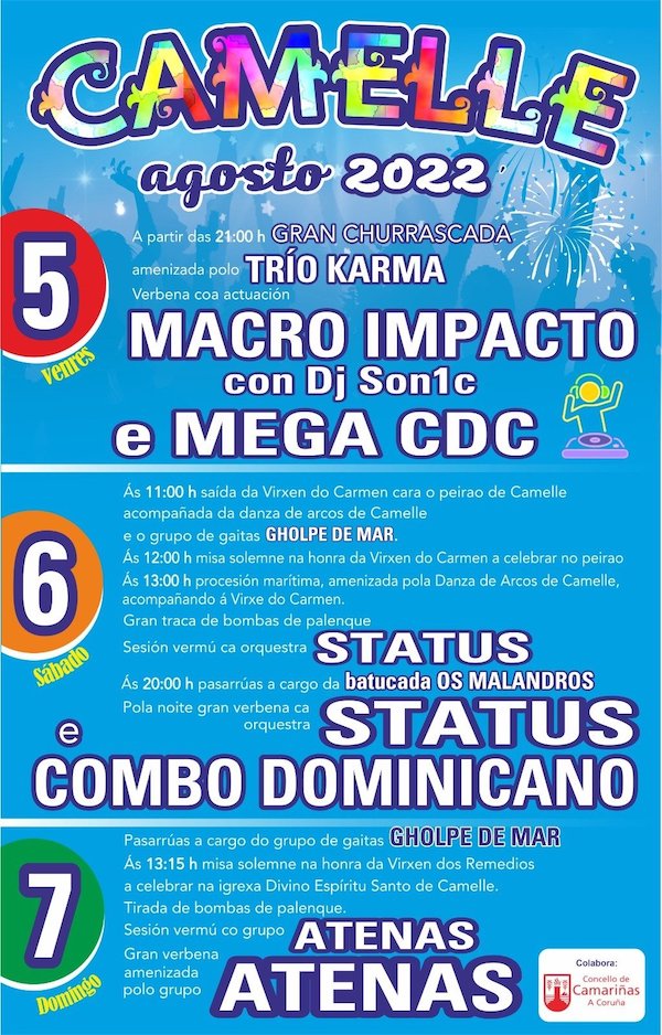 Festas de Camelle Agosto 2022