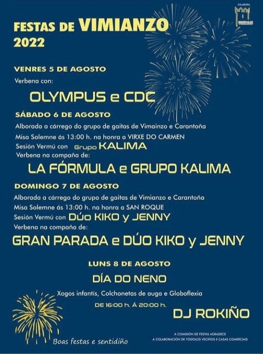 Festas de Vimianzo 2022