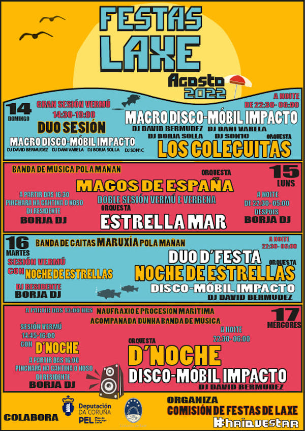 Festas de Laxe agosto 2022