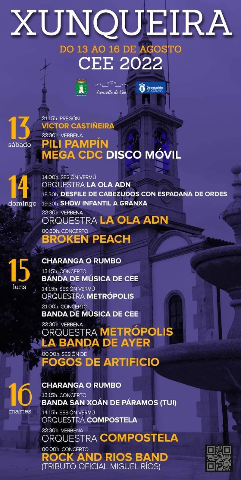 Festas da Xunqueira Cee 2022