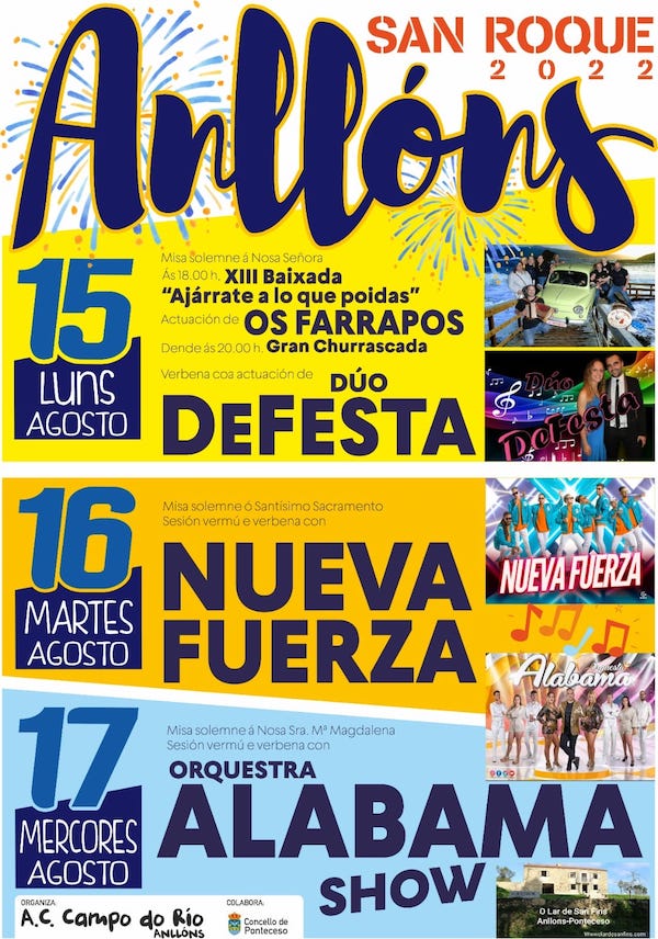 festas San Roque anllons 2022