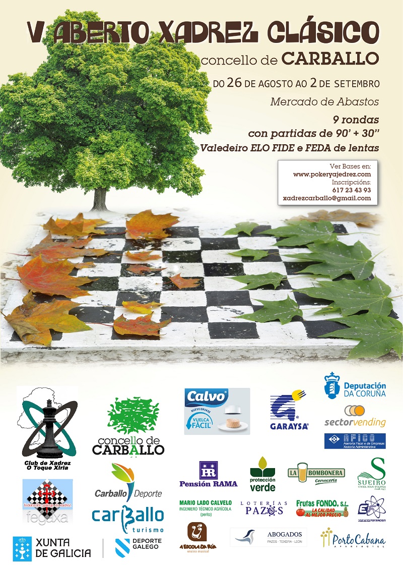 ABERTO XADREZ CLÁSICO CARBALLO