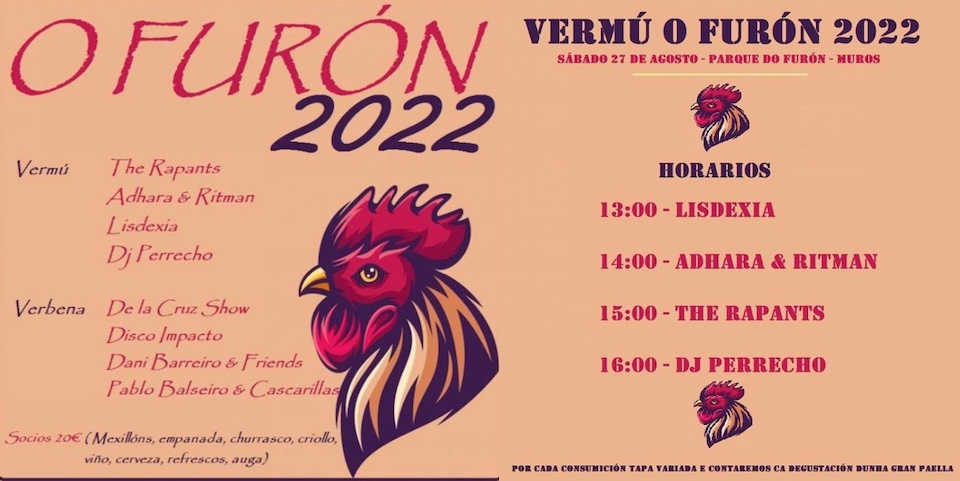 Festa do Furon 2022-Programa horarios