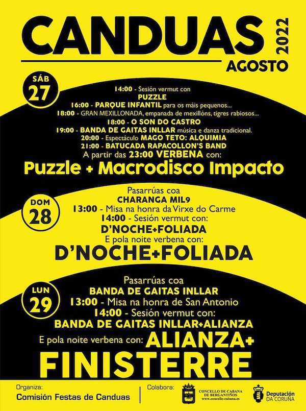 Festas canduas agosto 2022