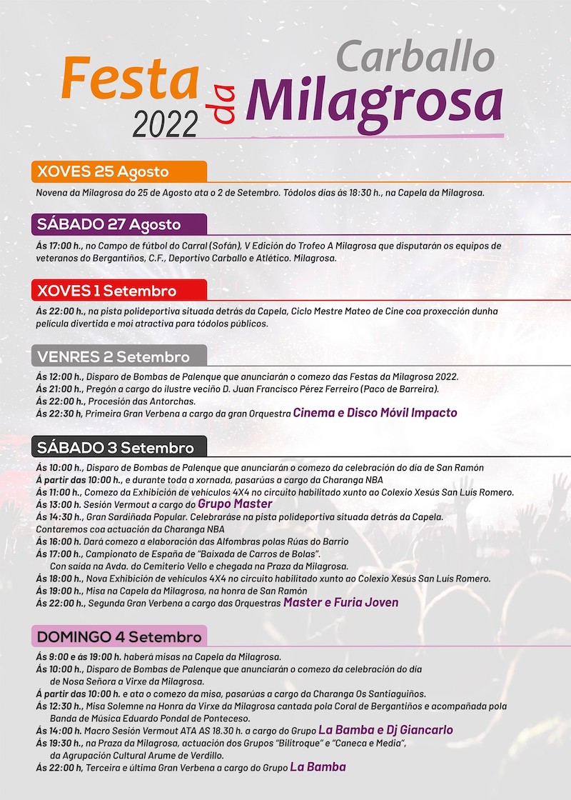 Festas da Milagrosa Carballo 22