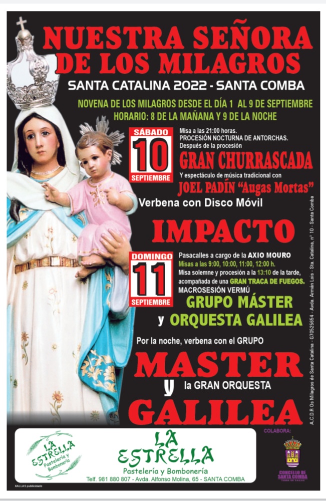 Festas Milagros Santa Comba