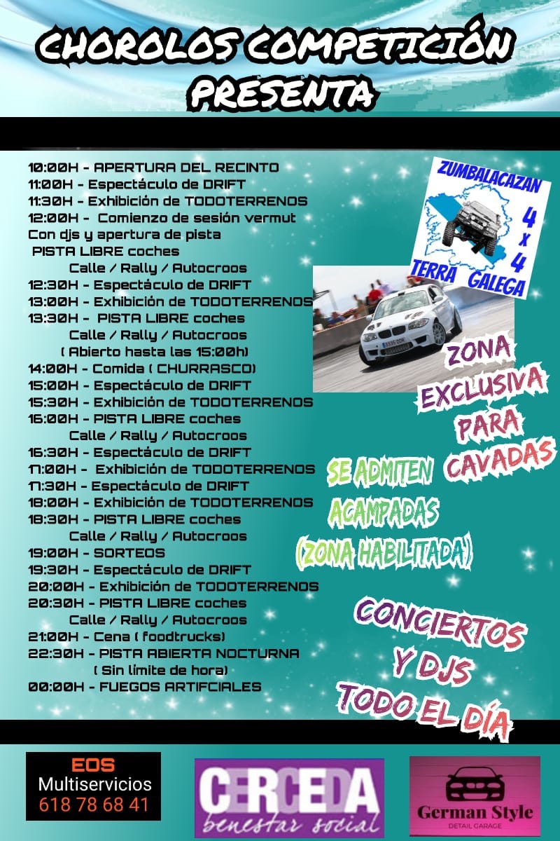 Chorolos Competicion Cerceda-Programa