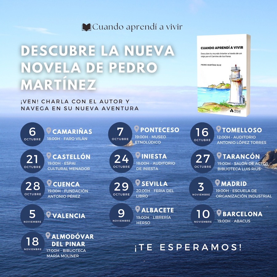 Gira de presentaciones formato Libro Camino dos Faros