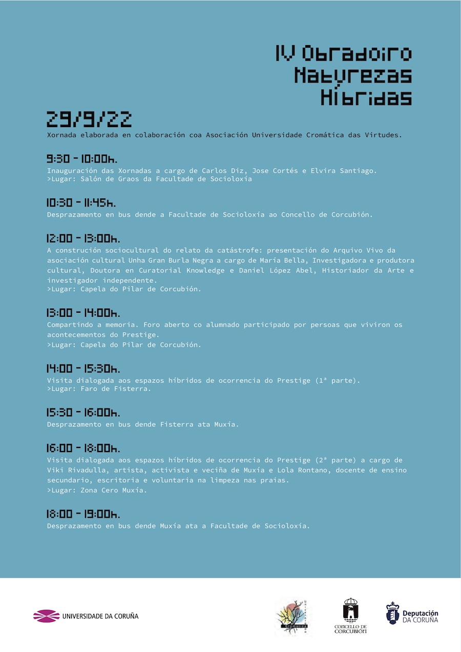 Xornadas da Memoria Prestige 2022 Programa